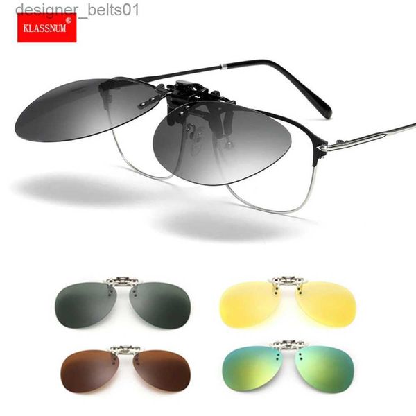 Lunettes de soleil Lunettes de soleil polarisées Clip Drive Lunettes de soleil Jaune Lunettes de vision nocturne Verres de résine de nuit Lunettes de conduite UV 400 ProtectionL231218