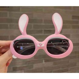Zonnebrillen gepolariseerde zonnebril klein meisje schattig super konijn siliconen bril anti ultraviolet