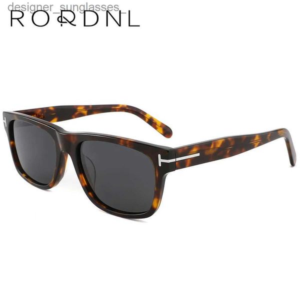 Lunettes de soleil polarisées Tom lunettes de soleil en gros en vrac pour hommes marque de luxe lunettes de soleil mâle surdimensionné cadre UV400 haute qualité italie acétateL231114