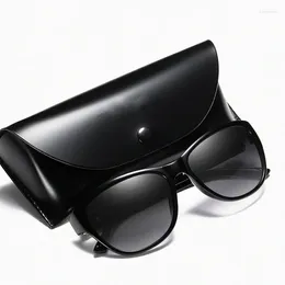 Zonnebril Gepolariseerde Vrouwen Merk Designer Retro Vrouwelijke Zonnebril Voor Rijden Shades Gafas UV 400 Zwart 6131