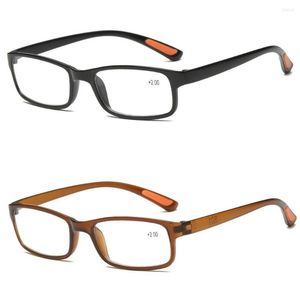 Lunettes de soleil Portable Vision Care Vintage Lunettes flexibles Cadre ultra léger Lunettes de lecture Lunettes d'ordinateur