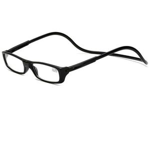 Zonnebrillen Presbyopische glazen Presbyopie Bescherming Goggles Stone Man Mirror Transparant Acetaat Roteerbaar oog Groothandel Sterke magnetische Q240527