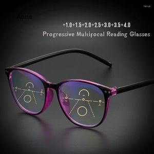 Lunettes de soleil multifocales progressives pour hommes et femmes, blocage de la lumière bleue, Zoom intelligent, bifocale, presbytes, optiques