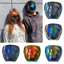 Zonnebrillen Beschermende Faceshield Zonneglazen Cycling Zonnebril Transparante antifog Antisplash Full Face Mask Face Cover Safety Googles