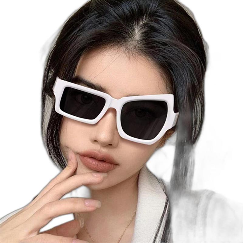 Sunglasses Punk Eyebrow-raising Funny Sun Glasses Irregular Unique Personality Oversized Square Unisex Eyewear