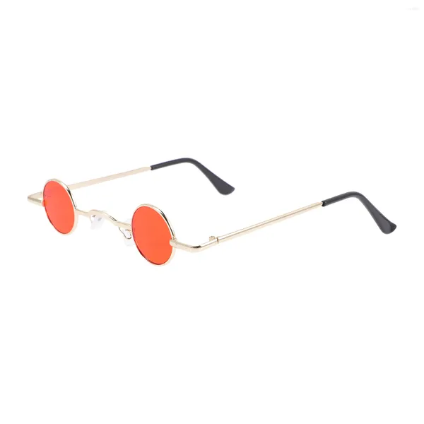 Gafas de sol Punk Party Round Costume Glasses Props Funny Circle Eyeglasses para Masquerade Eye Wear Decoración