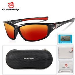 Lunettes de soleil QUESHARK femmes hommes HD polarisées ultralégères lunettes de soleil de pêche sport vtt lunettes de vélo équitation vélo de route lunettes de cyclisme 230824