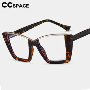 Lunettes de soleil R57014 Femmes Spring Hinge Hinge Optical Presbyopic Eyeglass Fashion Half-Frame Reading Lunes 50-300 SCIRON CARD