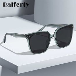 Zonnebrillen Ralferty Korea dames zonnebril gepolariseerde mannen hoge kwaliteit UV400 bescherming vierkante zonnebrillen mannelijke dames bestuurders zonneschermen G230223