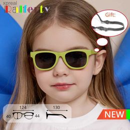 Zonnebrillen Ralferty Unbreakable Childrens zonnebrillen Hoge kwaliteit kinderen Anti Glare retro UV400 Beschermende polarisatie Zonnebril 0-3 Baby WX