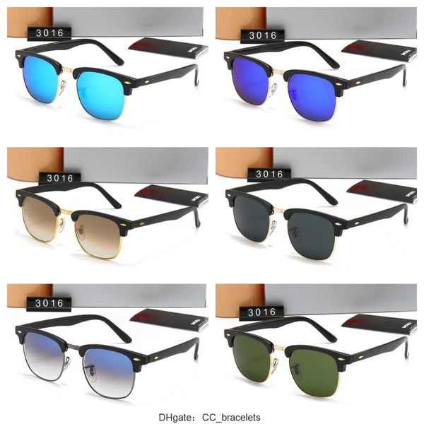 Gafas de sol Rayban para hombre diseñador rayos gafas hombres prohibiciones de lujo sombras mujeres rAyBaNiTyS lunette sun ban gafas marco damas 6BUW