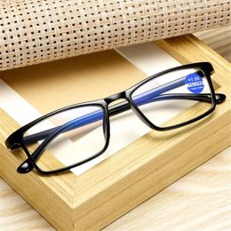 Zonnebrillen leesbril mannen anti -blauwe stralen presbyopia -bril Antifatigue Computer brillen 1,0 1.5 .2.0 2.5 3.0 3.5 4.0