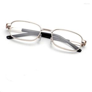 Lunettes de soleil lunettes de lecture hommes verres en verre métal hypermétropie lunettes haute qualité confort presbytie 4.5 5.0 5.5 6.0