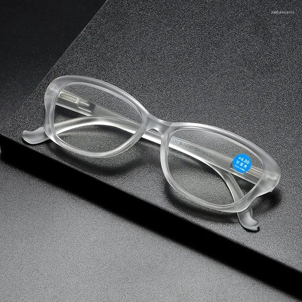 Lunettes de soleil lunettes de lecture rectangulaires pour femmes et hommes, verres transparents, ultralégères, presbytes, Anti-lumière bleue