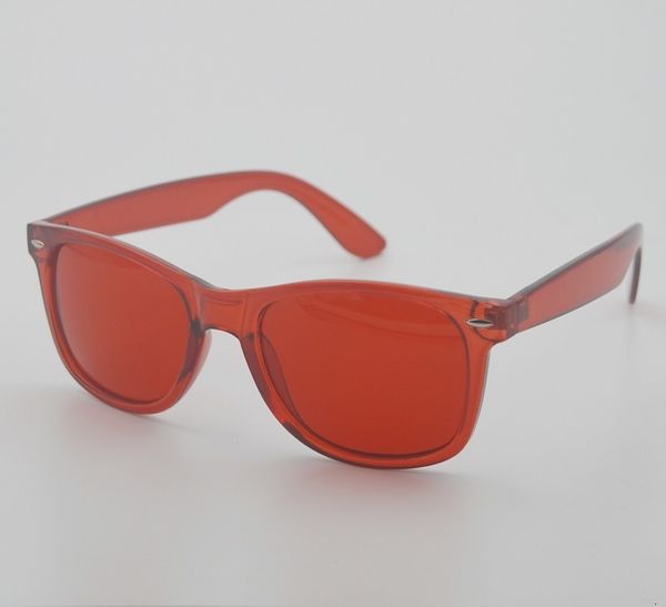 Lunettes de soleil Rouge Color thérapie lunettes de soleil 230718