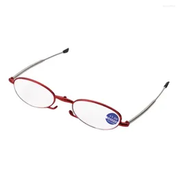 Lunettes de soleil rétro pratiques pour hommes et femmes, lunettes d'ordinateur en métal pour hypermétropie, lecture avec boîtes presbytes