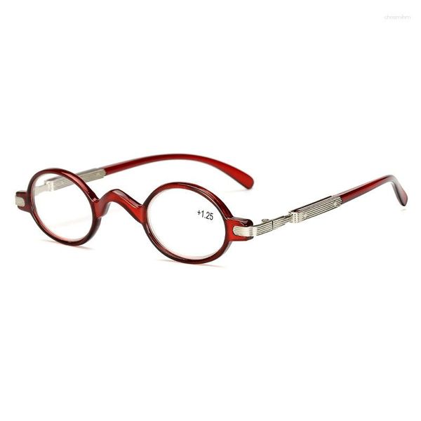 Lunettes de soleil rétro rondes lunettes de lecture marque Design presbytie Prescription Nerd lentille cadre optique noir rouge hommes femmes