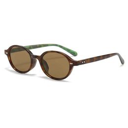 Lunettes de soleil rétro petites lunettes de soleil ovales femmes hommes rivets stores de mode lunettes de luxe verres de soleil uv400 marque oculus femelle gafas 240423