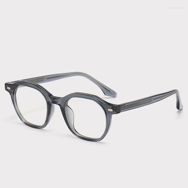 Gafas de sol Retro Square Brand Design Anti-Blue Light Glasses Frame Hombres Mujeres Tr90 Gafas de computadora