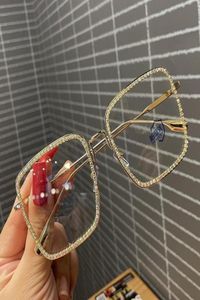 Zonnebrieme strass Multifocale leesbril vrouwen mode vrouwelijke pochromische hyperopie brillen
