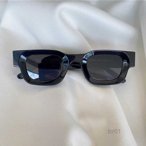 Lunettes de soleil Rhude X Thierry Lasry Rhodeo High Street Sunk Sungasses Hommes et femmes Square Anti-UV400 Male Steampunk Premium Acétate Solar Glasse