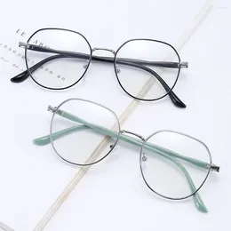 Zonnebril Ronde Anti-Blauw Licht Bril Dames Heren Optisch Frame Oogbescherming Ultra Brillen Meisjes Kantoor Computerbril