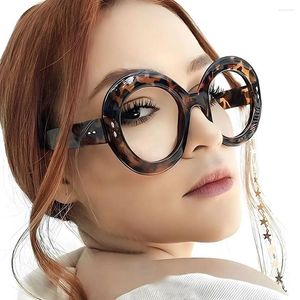 Lunettes de soleil Round Anti-Blue Lumières Lumières Femmes Men Office Optical Optical Protection Eye Protection Ultra Eyeglasses Office Computer Goggles