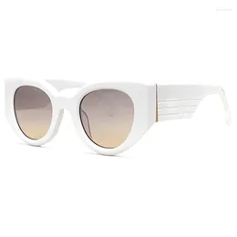 Lunettes de soleil rondes femmes Vintage acétate nuances hommes tendance Design luxe lunettes de soleil UV400 lunettes surdimensionnées Gafas Oculos