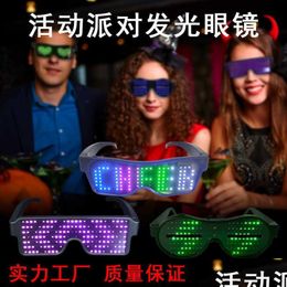Lunettes de soleil Saijie a développé des lunettes luminescentes qui peuvent basculer entre les modèles et le style modifié Bluetooth Fluorescent Drop D Dh4Gy