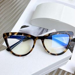 Gafas de sol temporada mujer hombre marca diseñada resina transparente ojo de gato simple Lesure casual gafas de sol claras SPR01VS