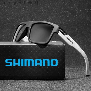 Zonnebrillen Shimano Gepolariseerde Zonnebril Heren Driving Shades Heren Fietsen Kamperen Wandelen Vissen Klassieke zonnebril UV400 BrillenL231218