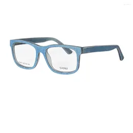 Lunettes de soleil jeans shinu verres hommes lentilles progressistes ajustement automatique prescription de jean vêtements avec des lunettes d'acétate