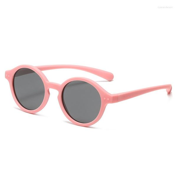 Lunettes de soleil Silicone enfants été lunettes de Protection UV polarisées 0-4 ans bébé Lentes De Sol Mujer