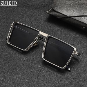 Zonnebril Zilver Retro Steampunk Zonnebril Voor Mannen Punk Vintage Mode Bril Sonnenbrille Lunette De Soleil Homme Gafas De Sol Hombre 230712