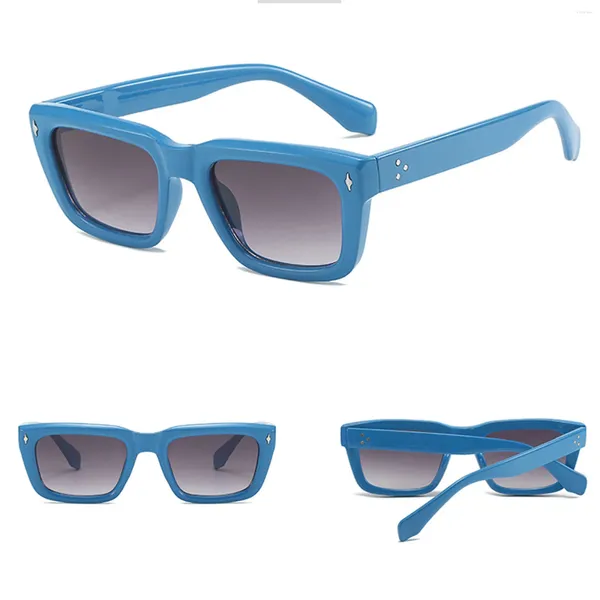 Lunettes de soleil simples de style européen, coupe standard, antidérapantes, sans articles de mode pour femmes et filles