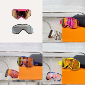 Gafas de sol Ski para hombres y mujeres estilos deportivos Anti-fog Protección de doble capa Gafas de sol Sun Eyeglasse Calidad original