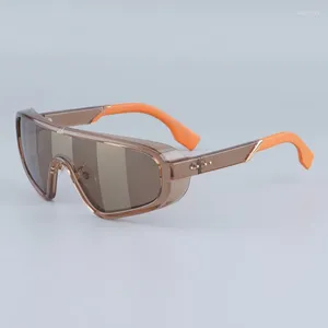 Lunettes de soleil ski ovale conduite Uv400 marque acétate Original 1:1 hommes lunettes de soleil femmes noir blanc 0084 FF tortue lunettes