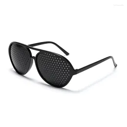 Gafas de sol gafas pequeñas gafas alfilador ambliopía perforada miopía corrección