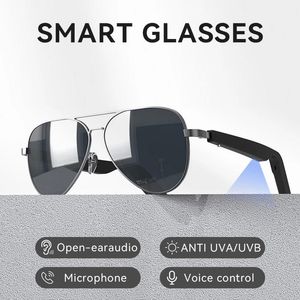 Gafas de sol Gafas de sol con música inteligente Auriculares inalámbricos Bluetooth 5.0 a prueba de agua Auriculares deportivos para juegos Conducción Gafas de audio Llamada con manos libres