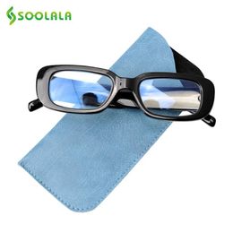 Sonnenbrille Soolala Anti Blaues Licht Blockierende Lesebrille Damen Brillengestell Kleine Rechteckige Graue Teelinse Sonnenbrille Lesebrille