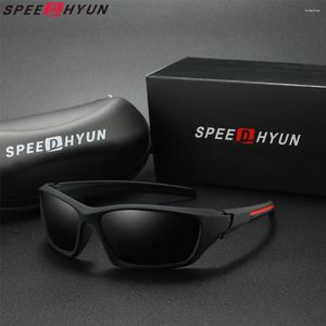 Lunettes de soleil SpeedHyun Men Vision nocturne verres de soleil pour la marque Design de haute qualité Miroir de lunettes mâles conduisant UV400