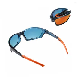 Lunettes de soleil Sport pliantes Ultra légères TR90 coupe-vent Portable équitation polarisées hommes lunettes de soleil de Sport pliables