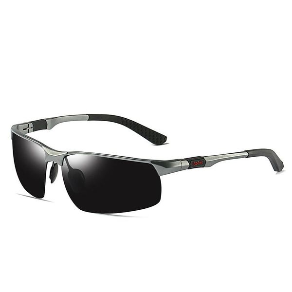 Lunettes de soleil sport hommes femmes polarisées jour nuit Vision lunettes de conduite haute qualité en aluminium Vintage lunettes Protection UV400