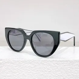 Lunettes de soleil SPR14W Fashion Femmes Acetate Lunets faits à la main de haute qualité Men des lunettes de conduite protectrice UV extérieure