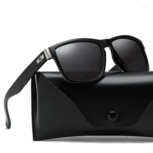 Zonnebril Vierkant Gepolariseerd Voor Heren Dames Merkontwerp Trend Auto Rijden Vissen Zonnebril Mode Retro Brillen Goggle Shades