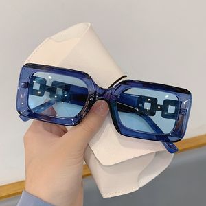 Lunettes de soleil carrées lunettes de soleil mode nuances pour femmes UV400 marque concepteur hommes à la mode multicolore lunettes pour dame 230302