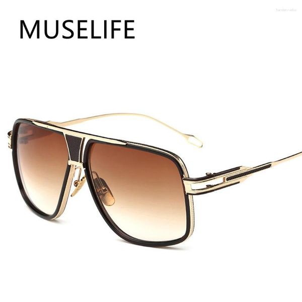 Lunettes de soleil Style 2023 Hommes Marque Designer Lunettes de soleil Conduite Masculino Grandmaster Square Lunettes de soleil