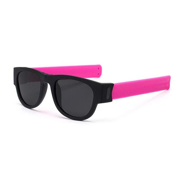 Gafas de sol estilo pulsera diseño polarizado plegable para hombres y mujeres moda lentes coloridos gafas al aire libre al por mayor