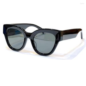 Lunettes de soleil été mode surdimensionné oeil de chat femme rétro tendance crème solaire dames