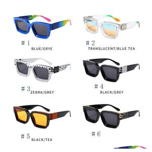Lunettes de soleil Summer Spring Man Cycling Fashion Classic Style Eyeglass Women Candy Color Glashes Driving Black Protection Goggle Othki
